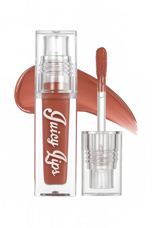 Glosséa™ Mirror Shine – Läppglans med spegelglans & nude-ton (Juicy Nude)